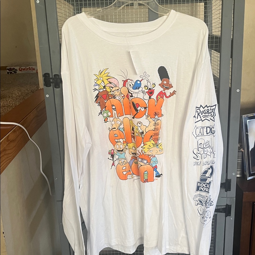 Nickelodeon Logo White Tee